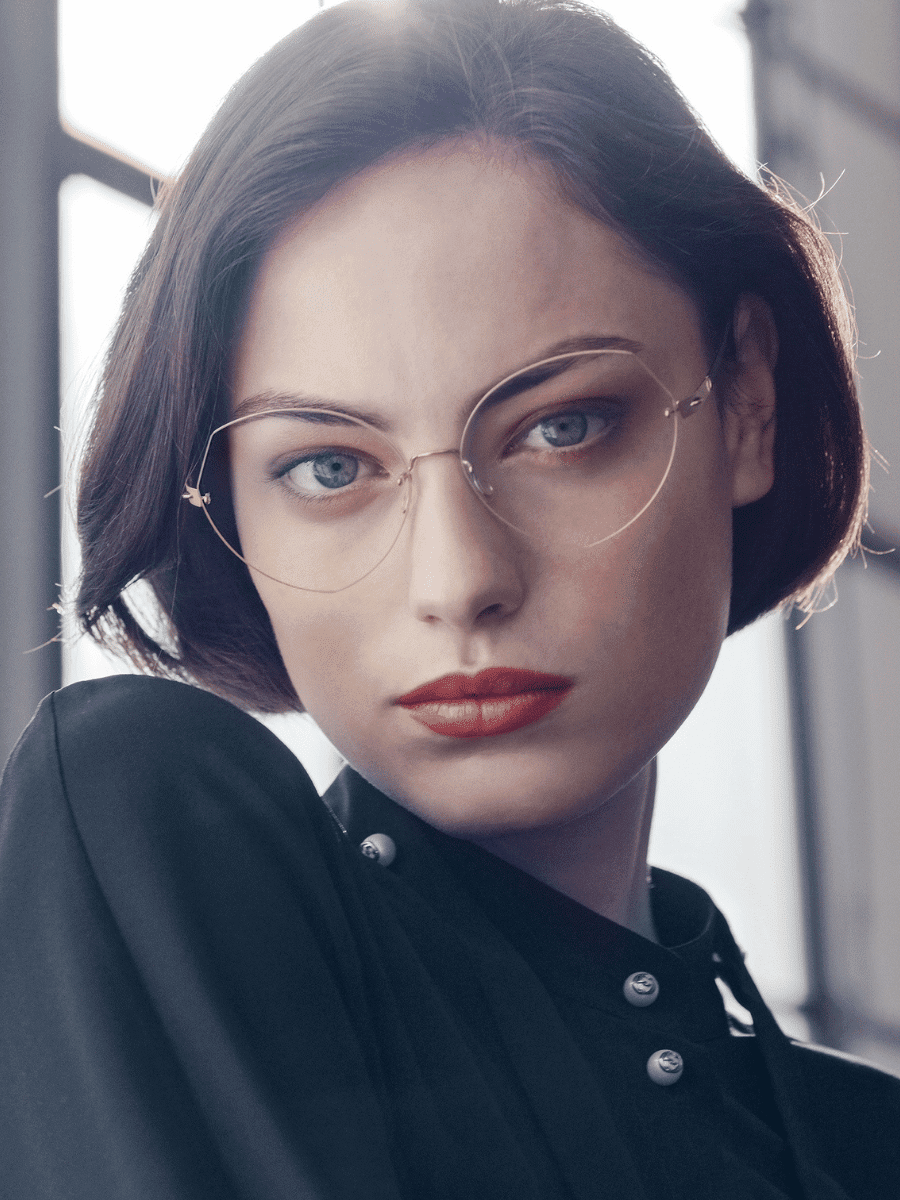 Schütt Optik Hörakustik Ludwigsburg randlose Brillen Damen aussergewöhnlich