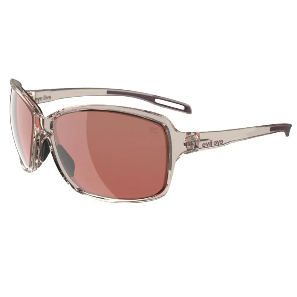 Sportliche Sonnenbrille von Evil Eye E018 mit transparentem Rahmen