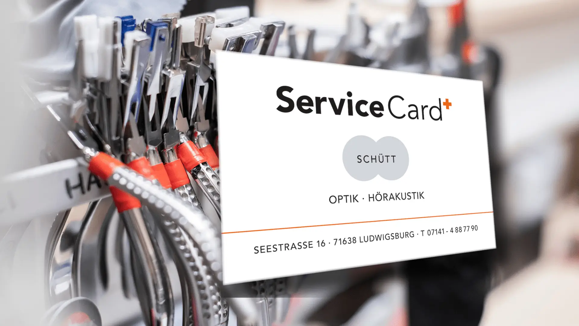 Schütt Optik Hörakustik Ludwigsburg Hörgeräte Servicecard Brillen und Hörgeräte